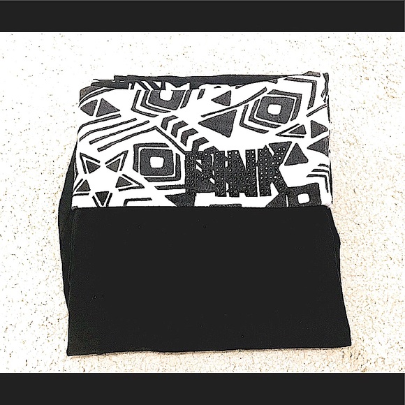 EUC 🔥PINK BY VS YOGA STRAIGHT LEGGINGS REALLY CUTE&BLING ON WAISTBAND (PINK) - Picture 4 of 8